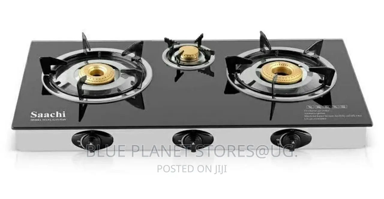 Saachi Triple Gas Stoves || Ceramic Glass || NL-GAS-5249