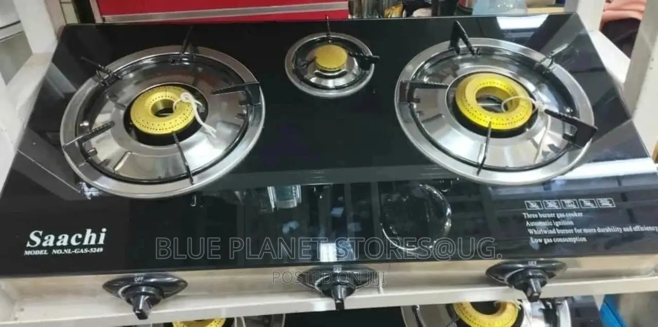 Saachi Triple Gas Stoves || Ceramic Glass || NL-GAS-5249
