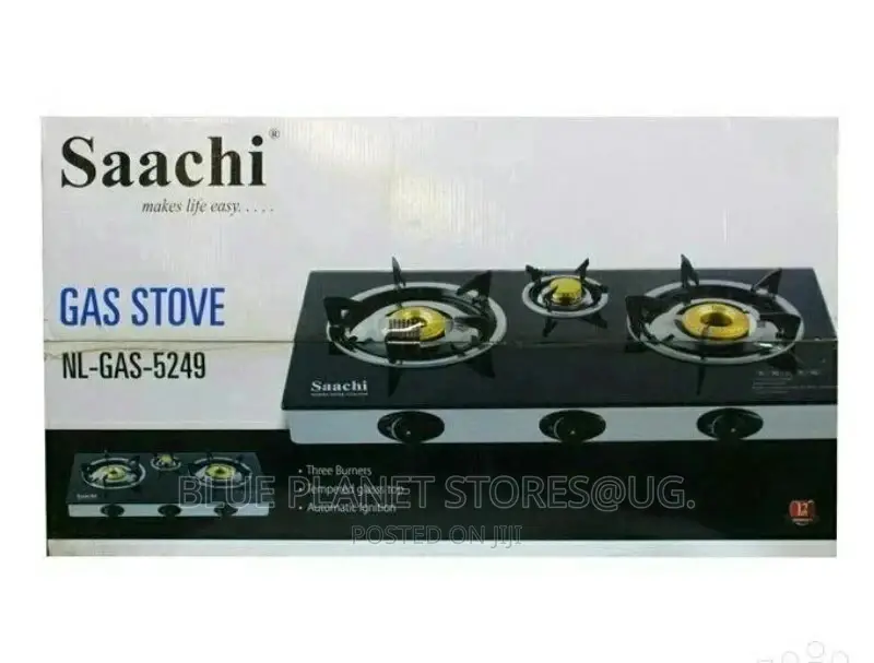 Saachi Triple Gas Stoves || Ceramic Glass || NL-GAS-5249