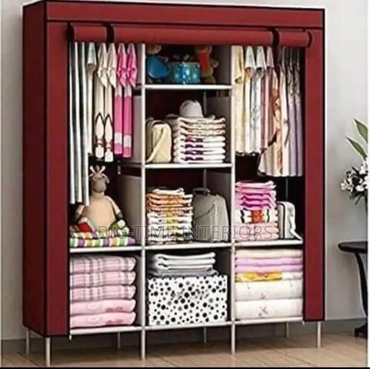 3 Column Wooden Closet