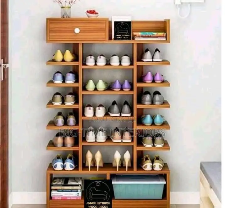 Wooden Shoe Rack