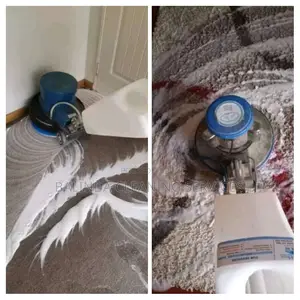 Deep Carpet Cleaning in Progress