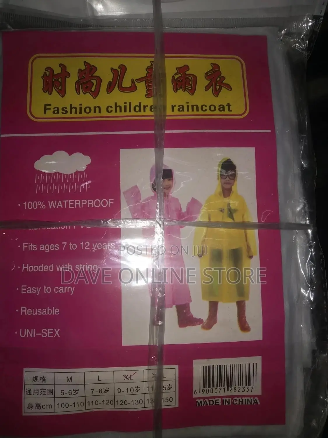 Fashion Children Raincoat