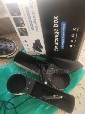 2 Pieces Car Storage Box With Usb