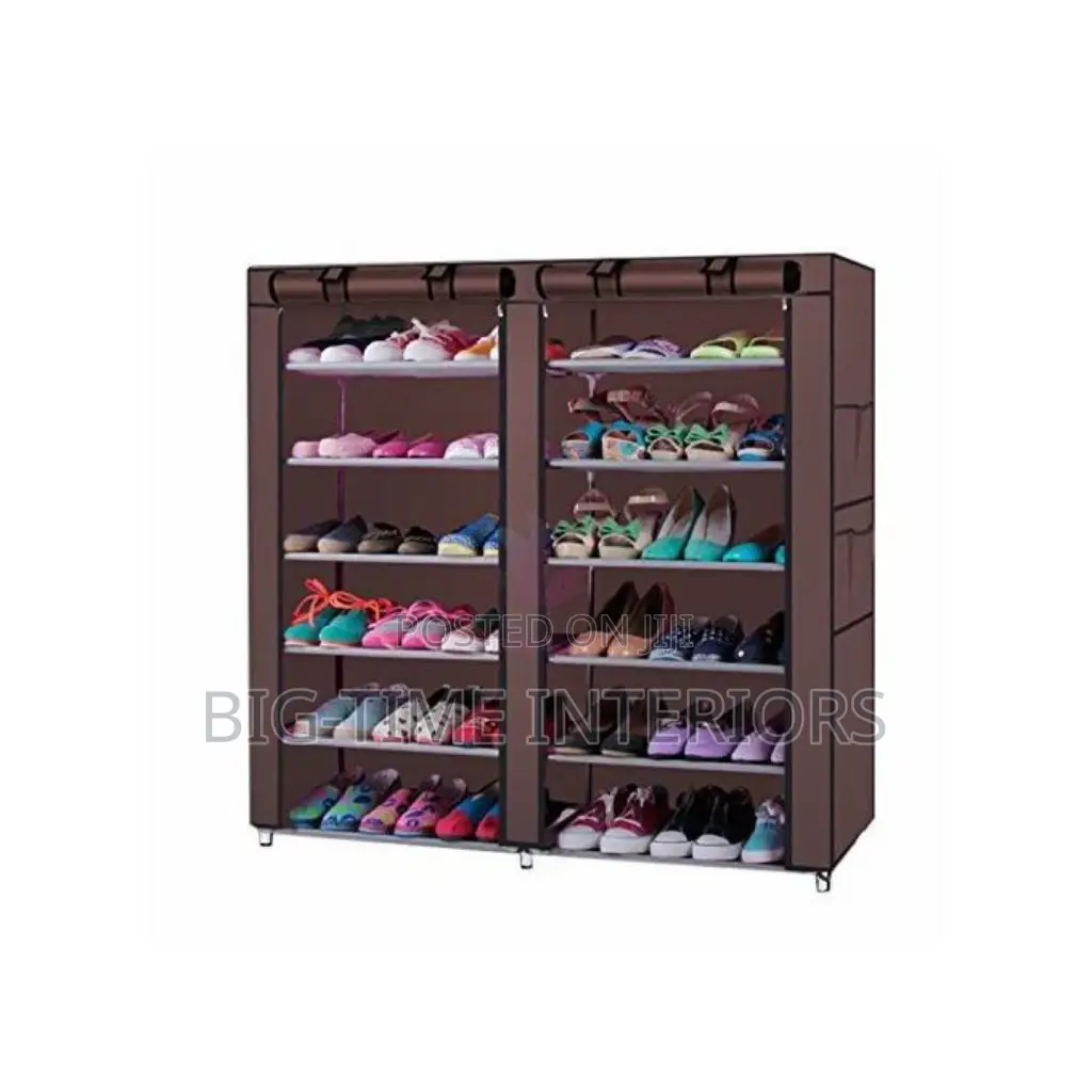 Double Metallic Shoe Rack