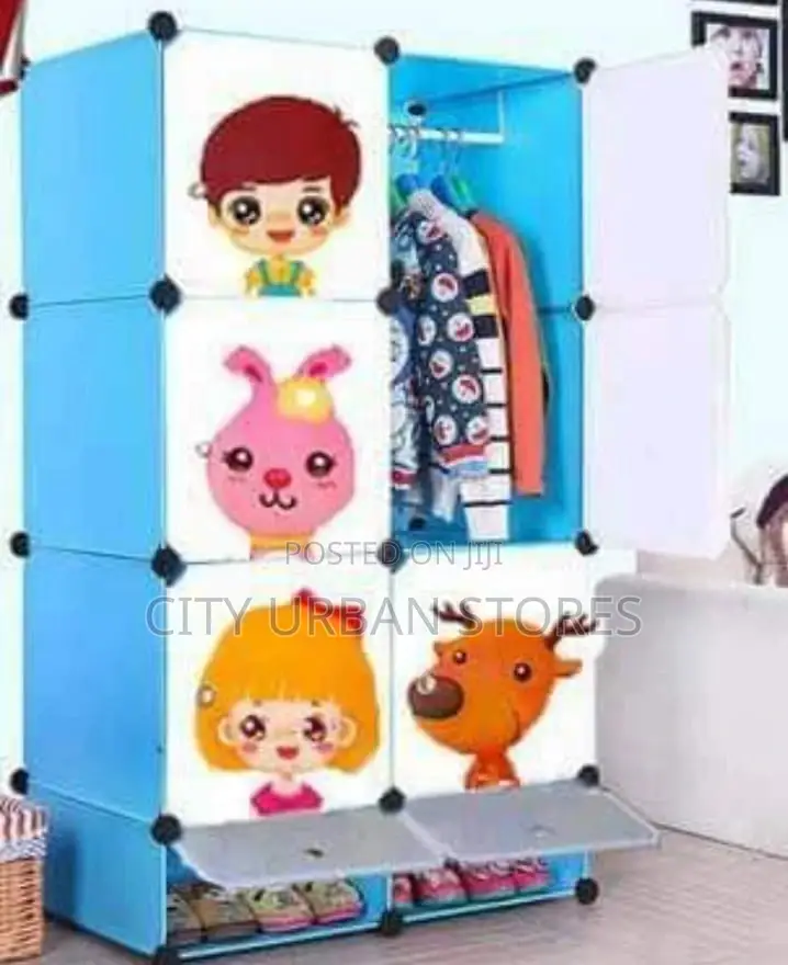 Kids Plastic Kitty Wardrobe