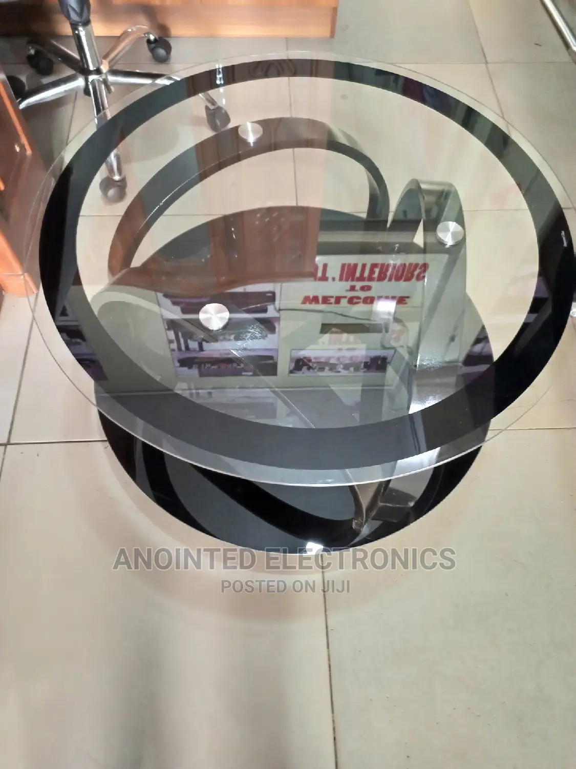 Glass Round Table