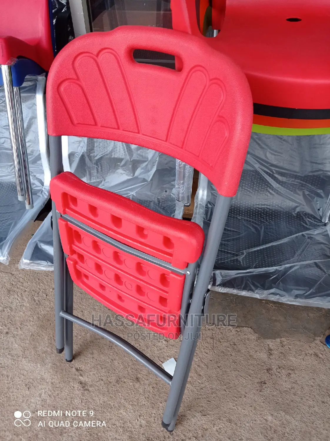 Foldable Plastic Outdoor Chair Brand New