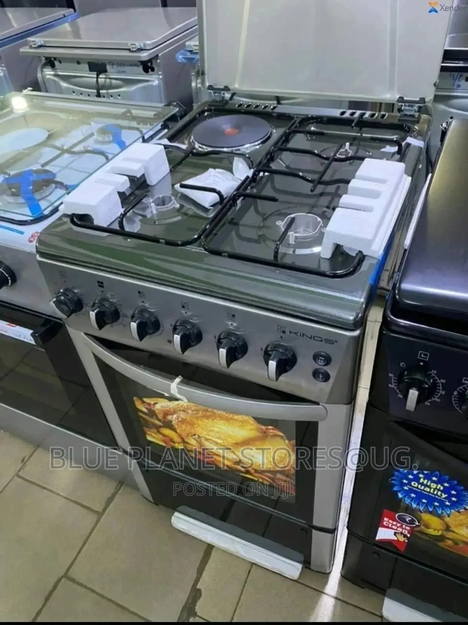 KINGS 3 Gas + 1 Electric Automatic Cookers || 50cm × 60cm
