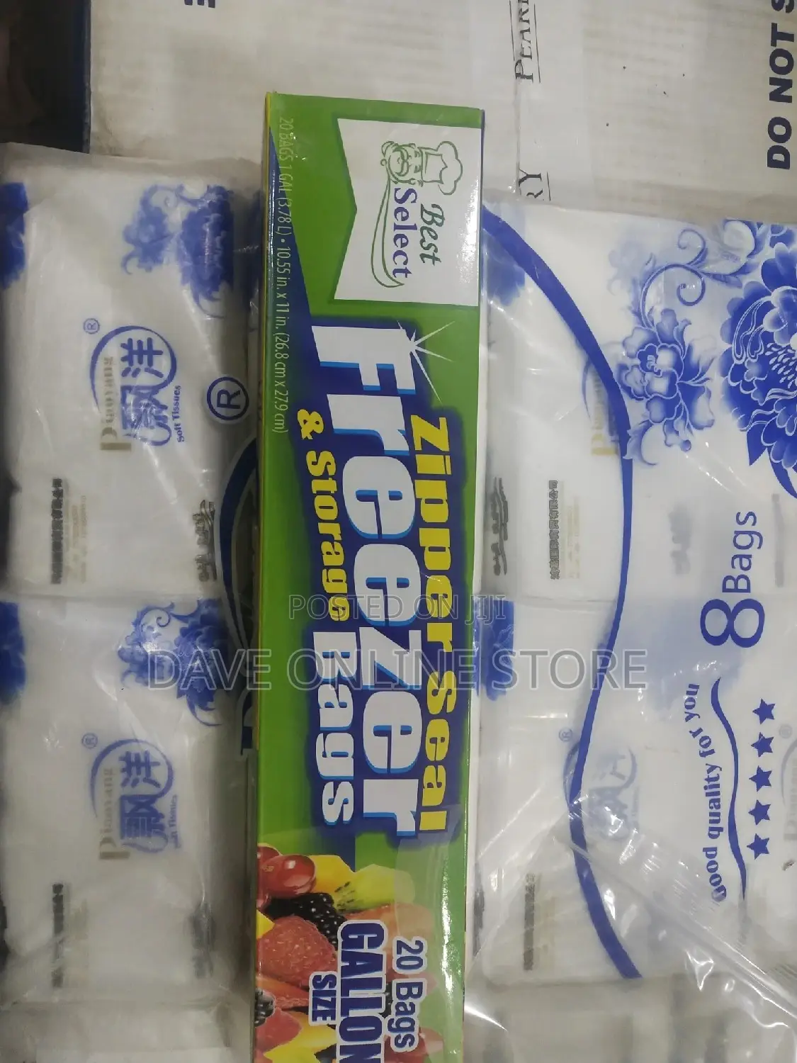 Freezer and Storage Zipper Bags