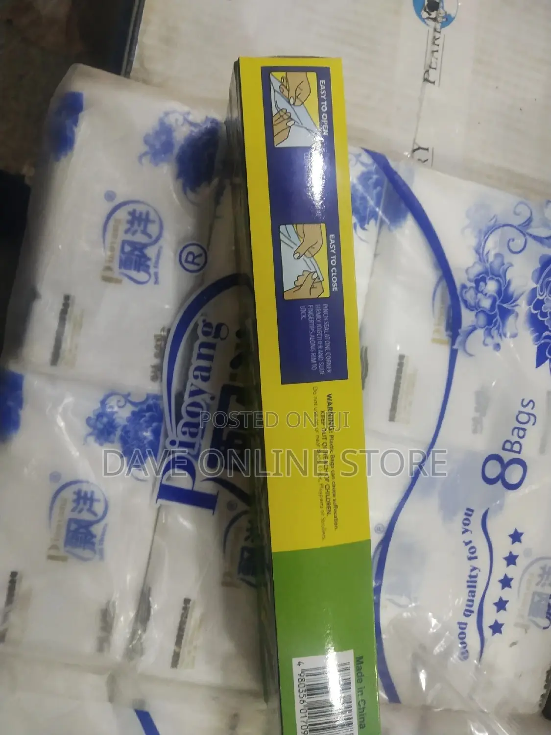 Freezer and Storage Zipper Bags