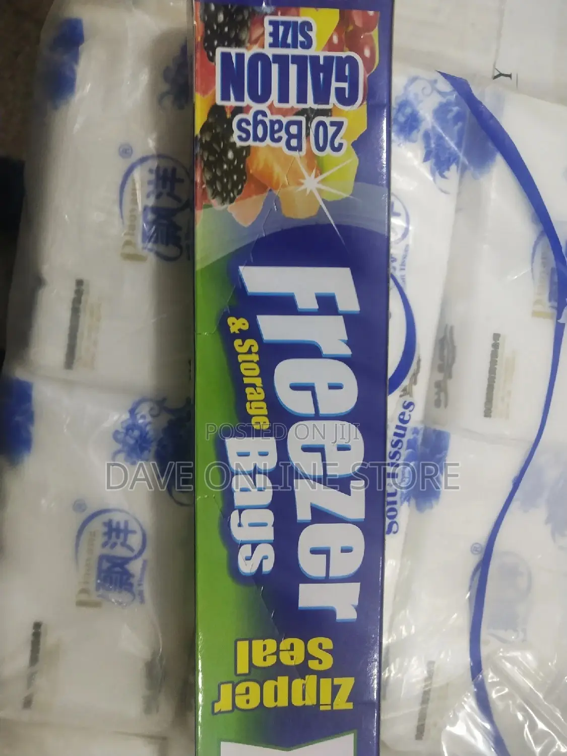 Freezer and Storage Zipper Bags