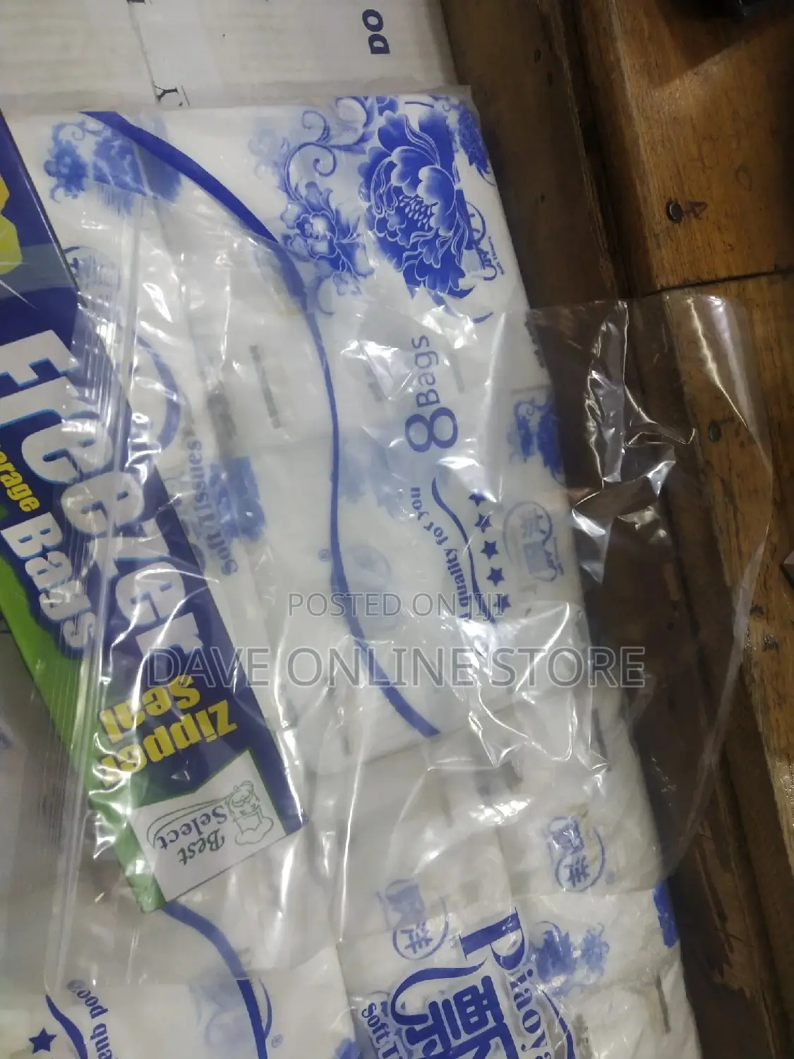 Freezer and Storage Zipper Bags