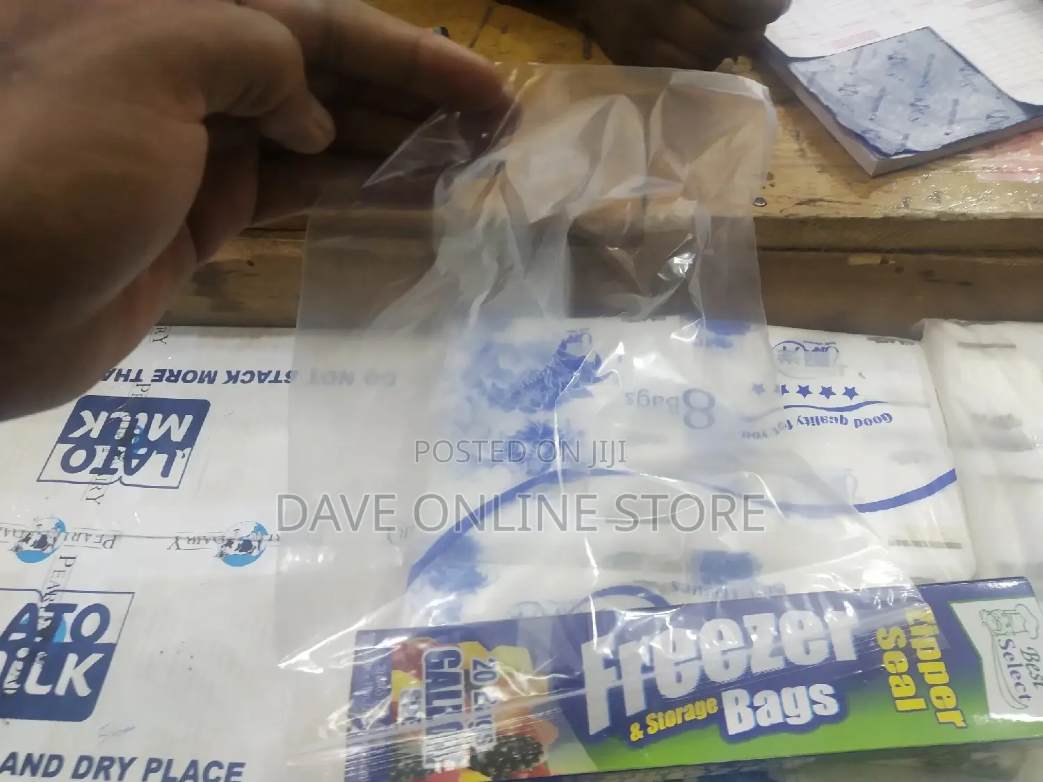Freezer and Storage Zipper Bags
