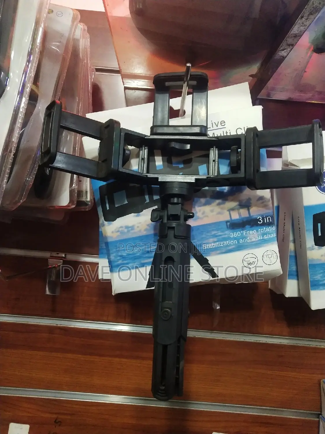 3 in 1 Live Multi Clip Rotation Stand.
