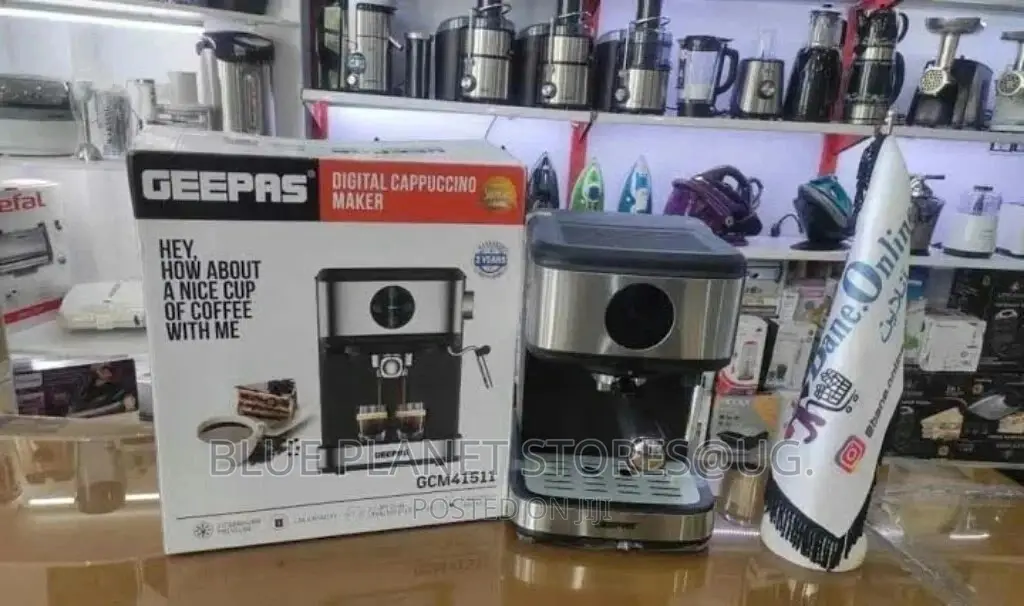 Geepas 1.5L Digital Coffee/Capuccino Maker | 850w | GCM41511