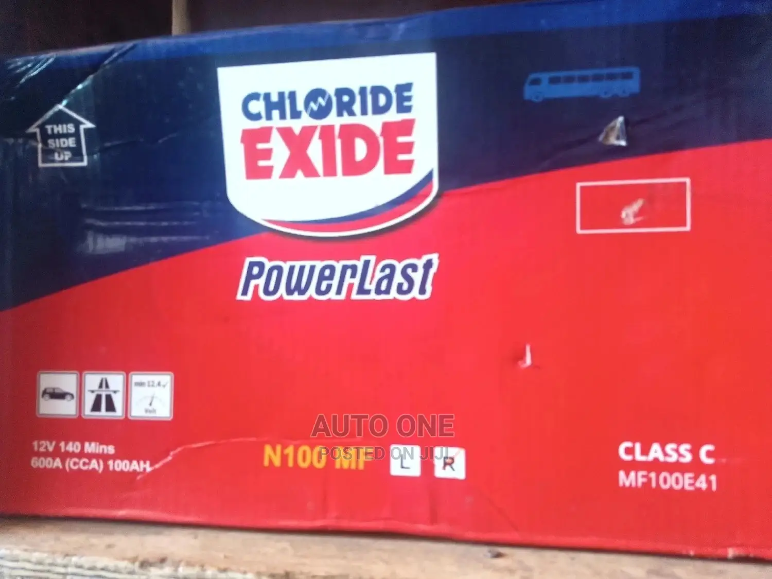 N100 Chloride Exide/Powerlast Batteries