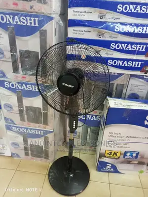 Sonashi Black Remote Fan