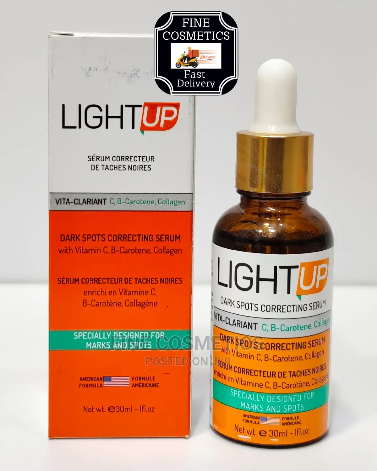 LIGHT UP Dark Spots Collector SET Of 3: CREAM + SERUM + SOAP