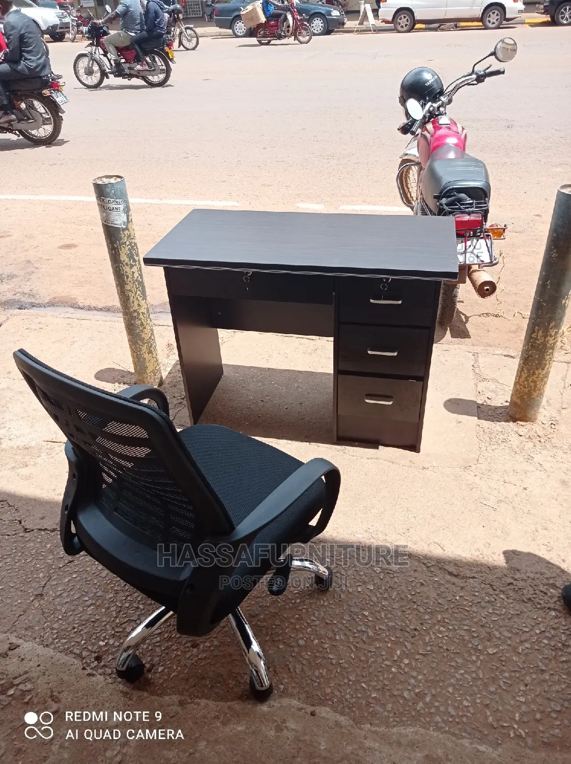Aset. Of Office Desk and Chair