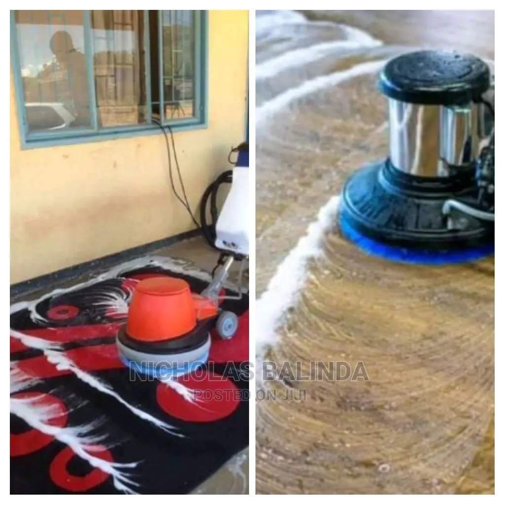 Deep Carpet Cleaning Scrabbing and the Floors