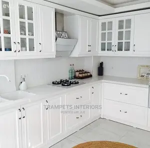Arianna White Kitchen Cabinets Only on Order Call