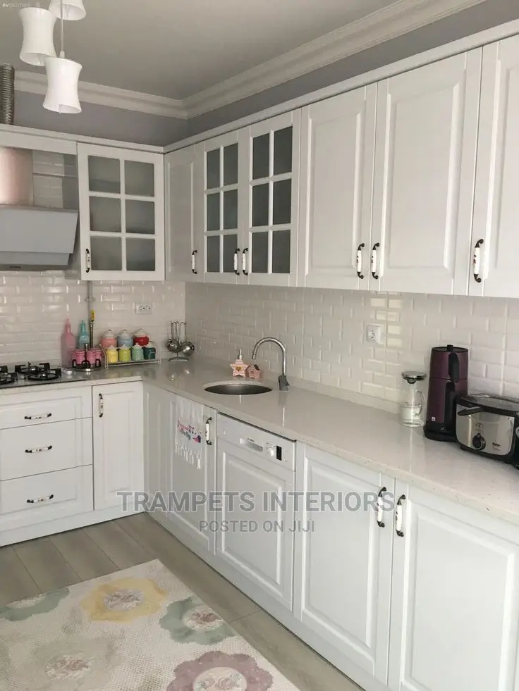 Arianna White Kitchen Cabinets Only on Order Call