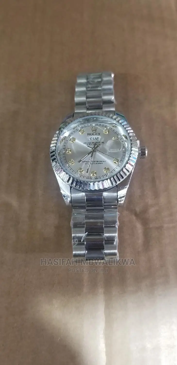 Silver Rolex Watch