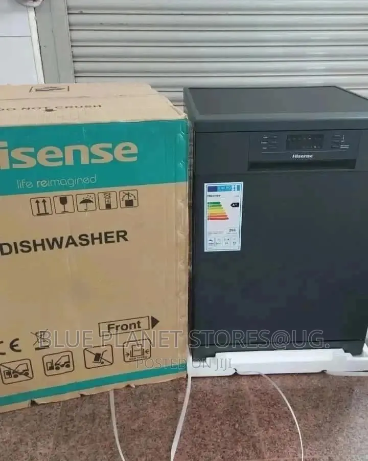 Hisense 14kg/14 Place || 3_in_1 Automatic Dish Washer | Grey
