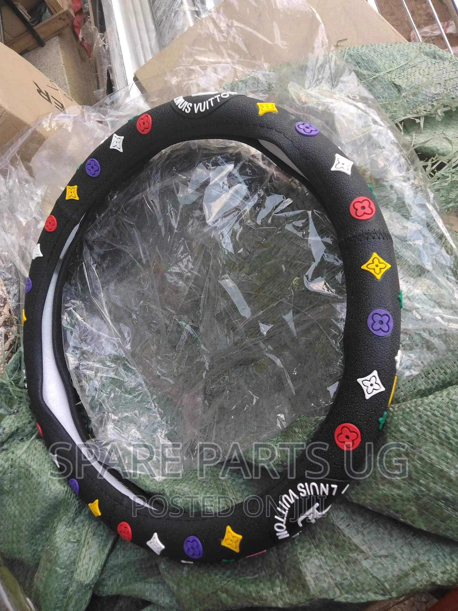 LV Steering Wheel Cover