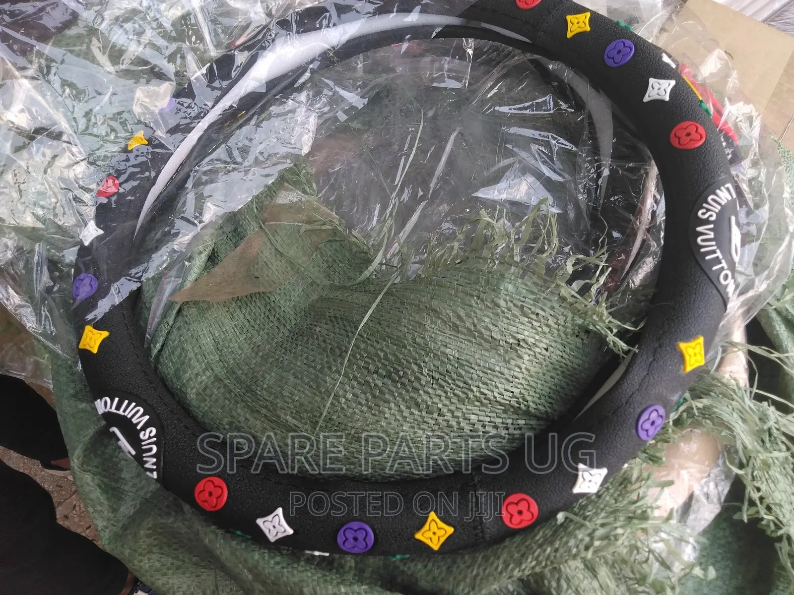 LV Steering Wheel Cover