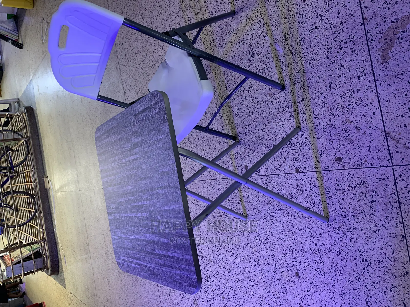 Set of Foldable Reading Table and Chair