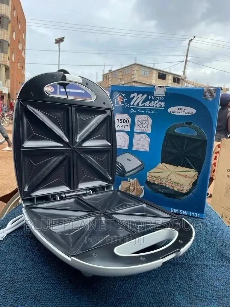 Electro Master 4 Slice Sandwich Maker || 1500w || EM_SW_1131