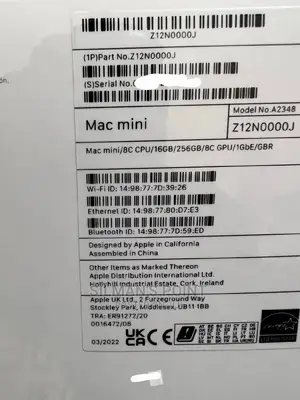 New Desktop Computer Apple iMac M1 16GB Apple M1 256GB
