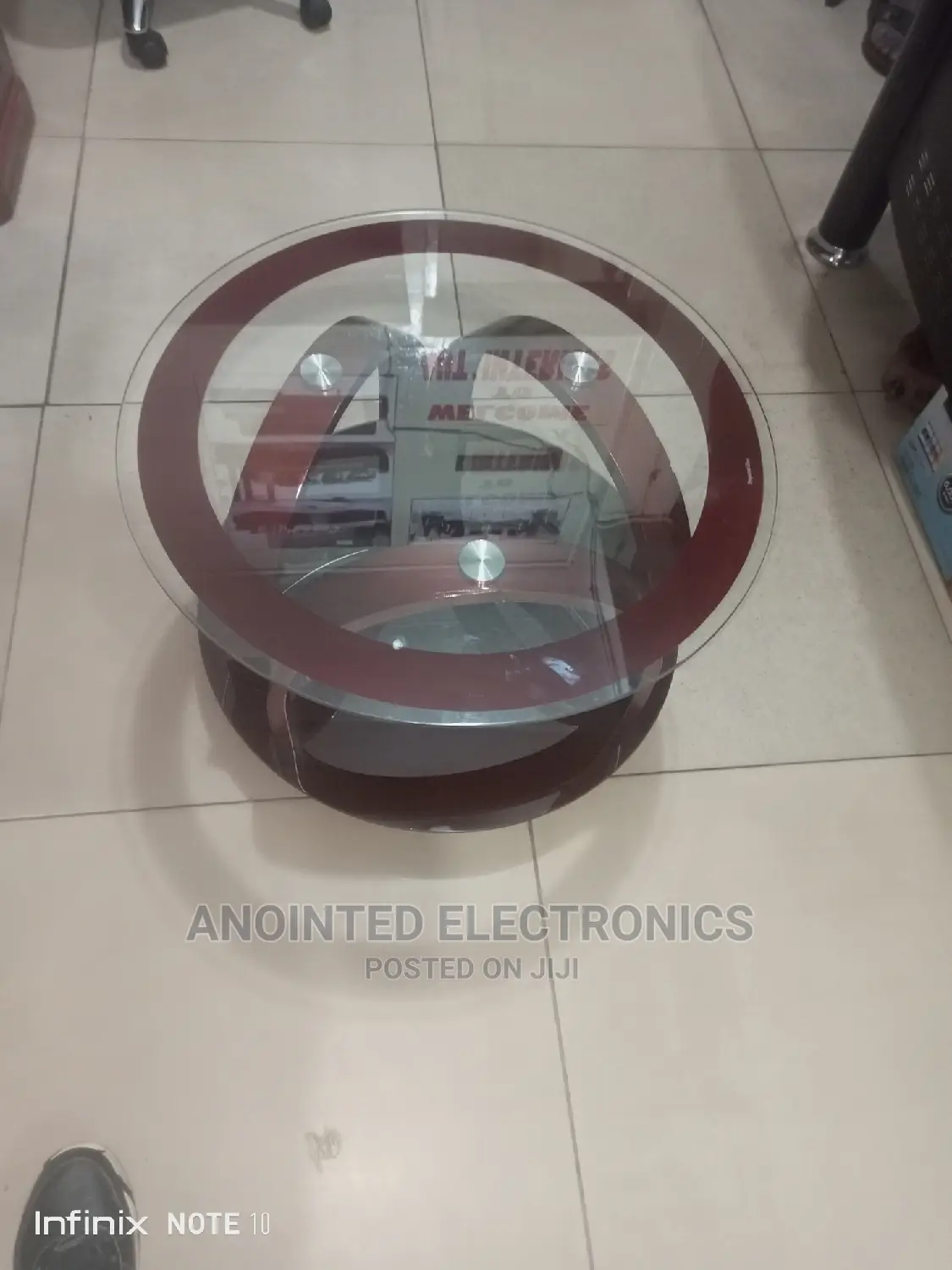Glass Round Table
