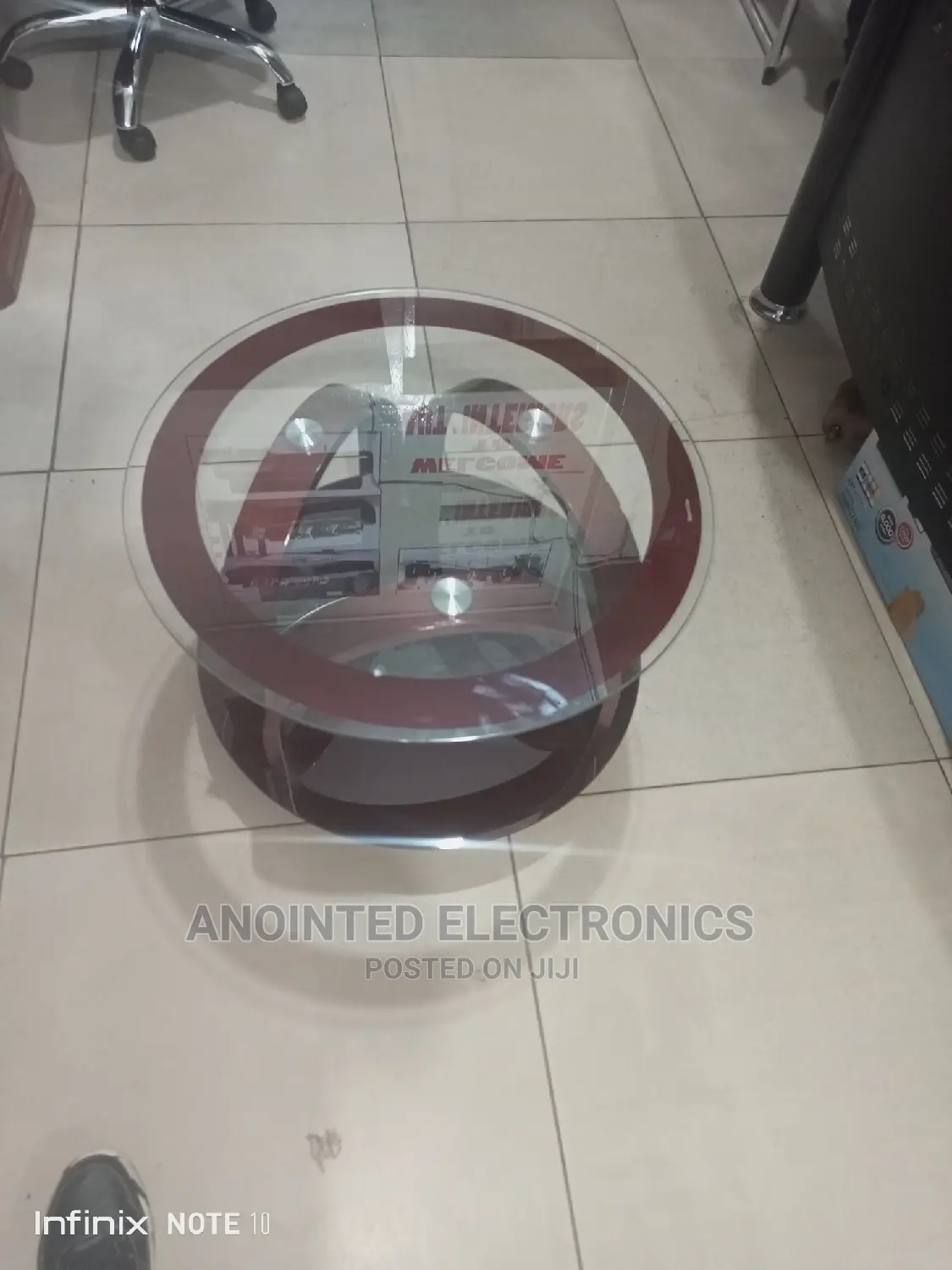 Glass Round Table