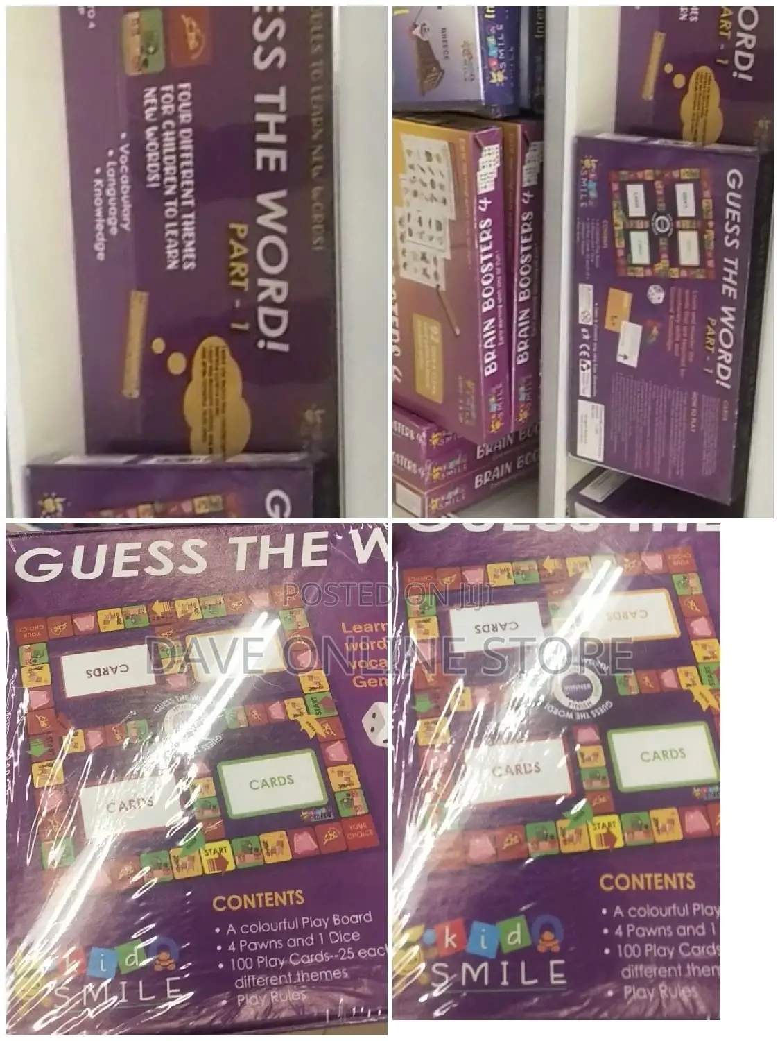 Guess the Word Children Board Game