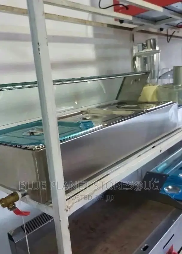 Commercial 3-Pan Electric Bain Marie Food Warmer With Glass