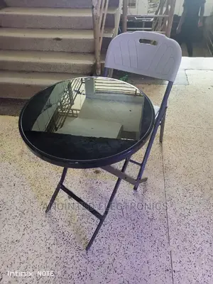 Foldable Glass Table