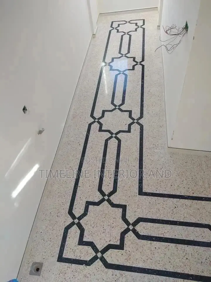 Terrazzo Corridor Designs.