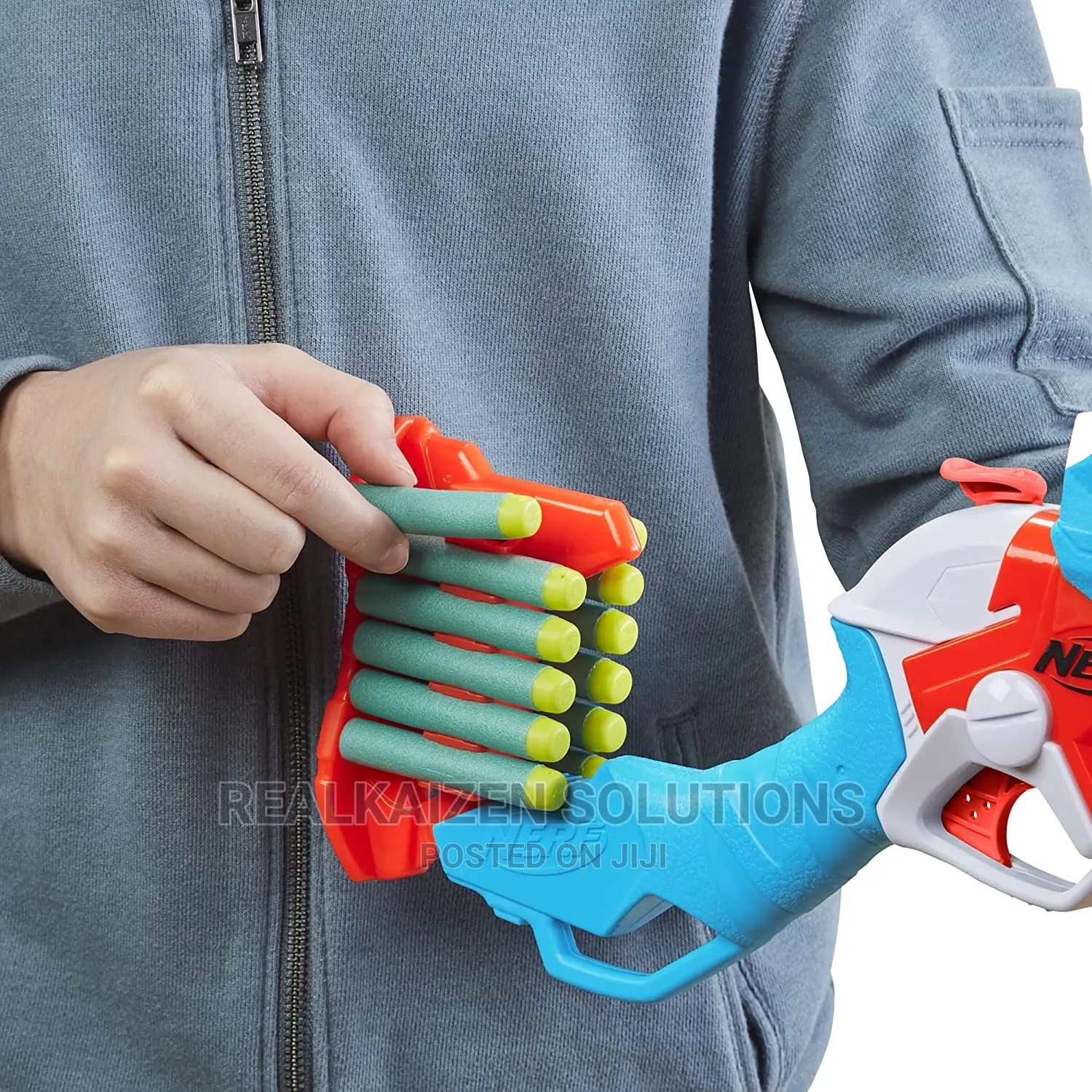 NERF Dinosquad Tricera-Blast Dart Blaster Gun