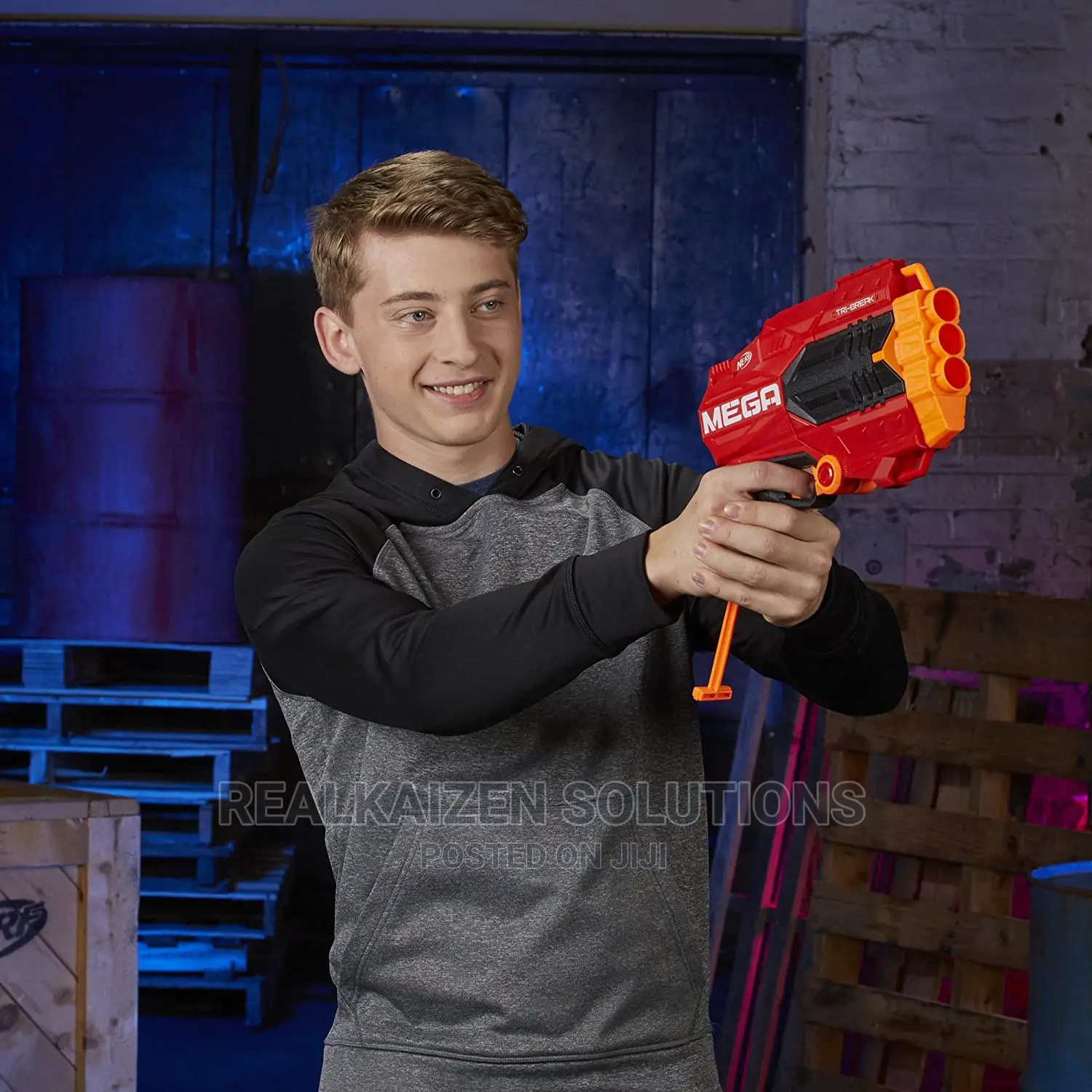 Nerf N-Strike Mega Tri-Break Dart Blaster Gun