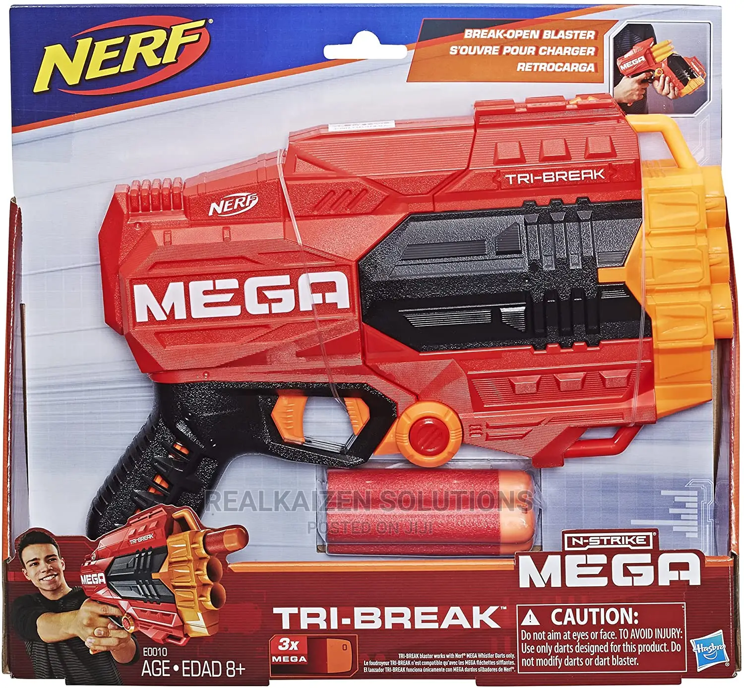 Nerf N-Strike Mega Tri-Break Dart Blaster Gun