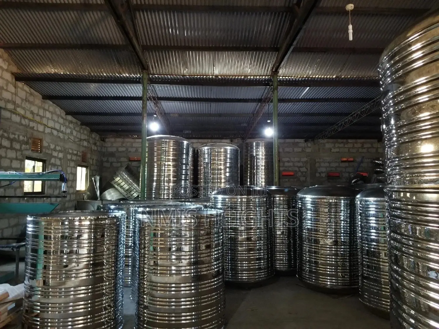 Health First With Stainless Steel Tanks