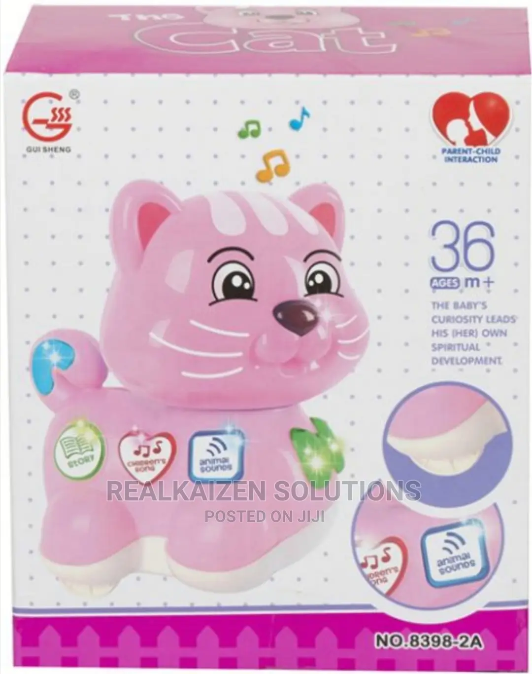 Panda Dog Cat Kid Learn Light Singing Story Animal Sounds