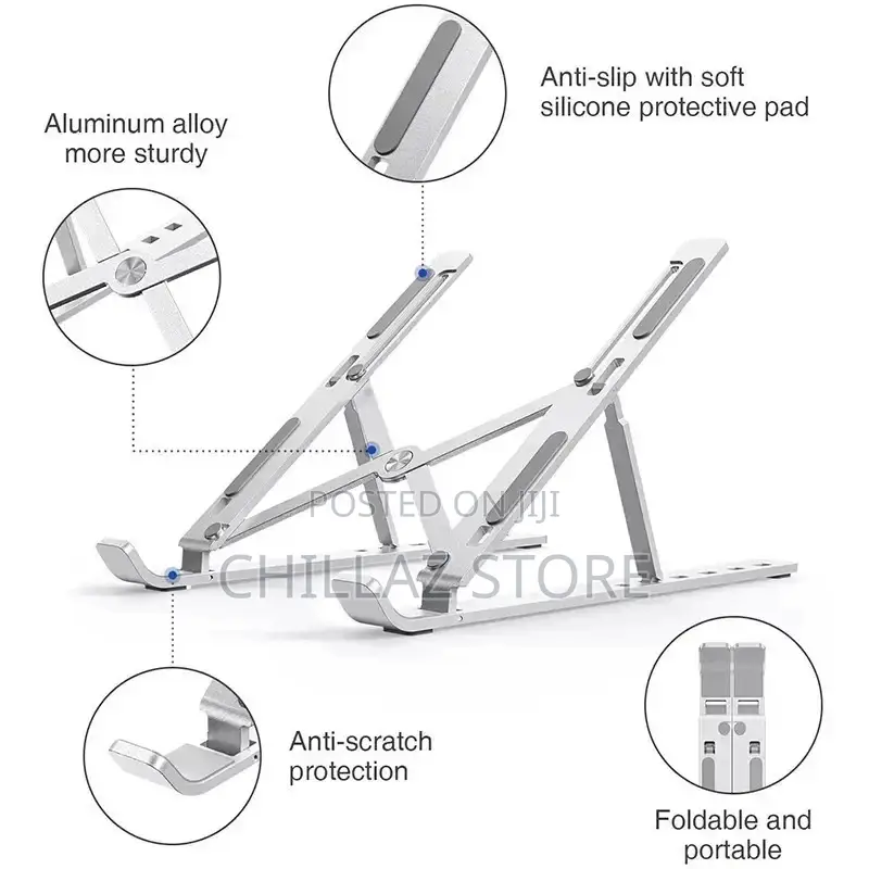 Metallic Laptop Stand