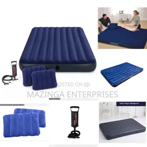 5x6 Intex Inflatable Pressure Mattress With 2pillows Pump