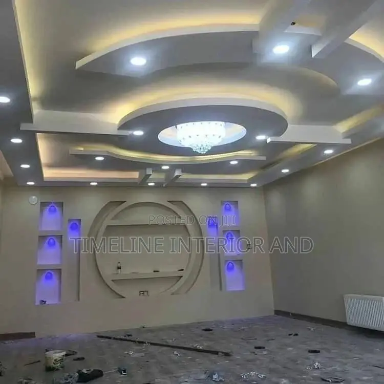 Gypsum Ceilings Installed at Makindye Site.