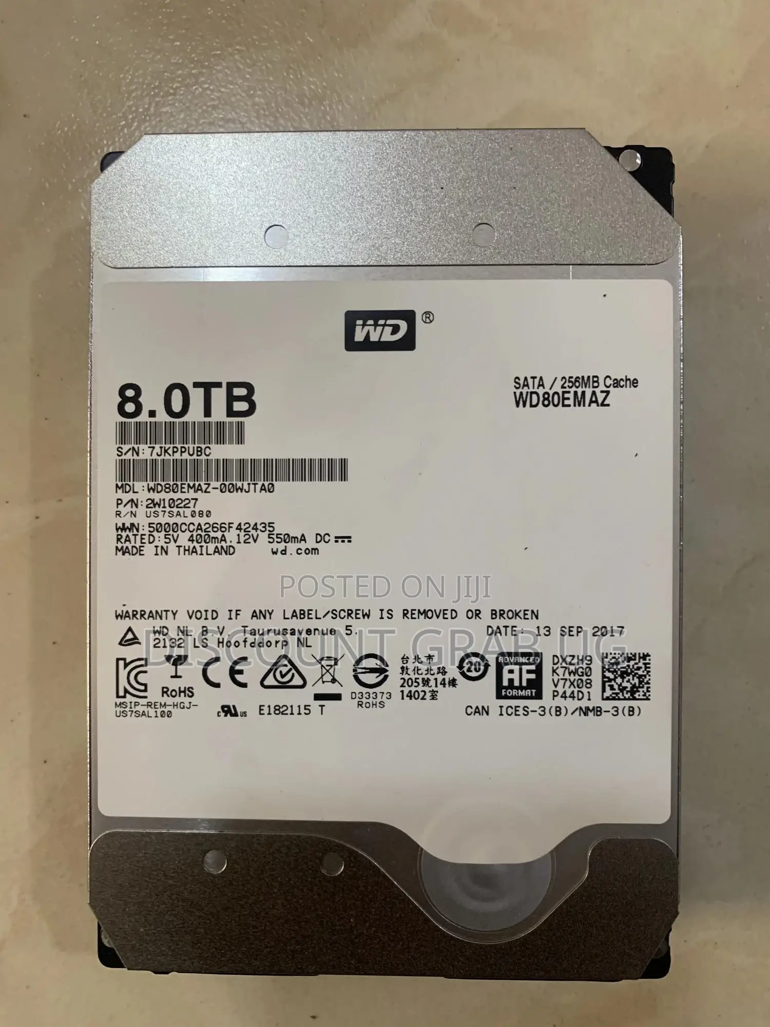 Western Digital 8tb Desktop Harddrive