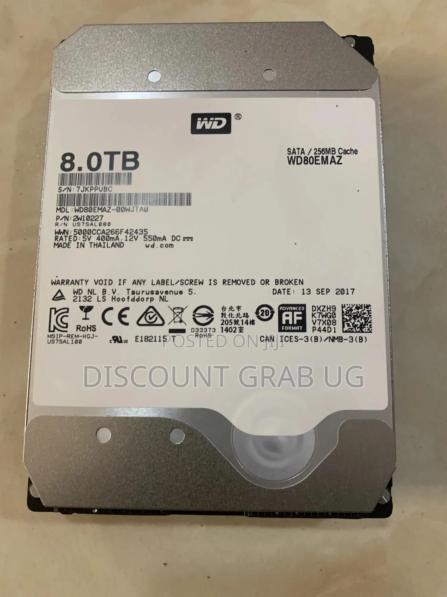 Western Digital 8tb Desktop Harddrive